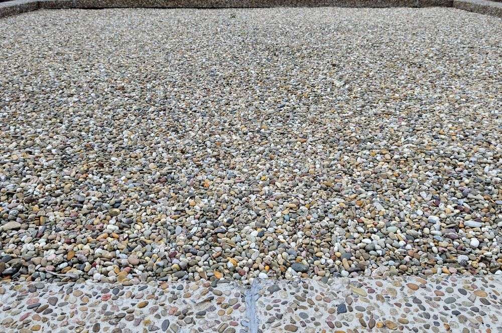 Bitumen dak met kiezels in 0187